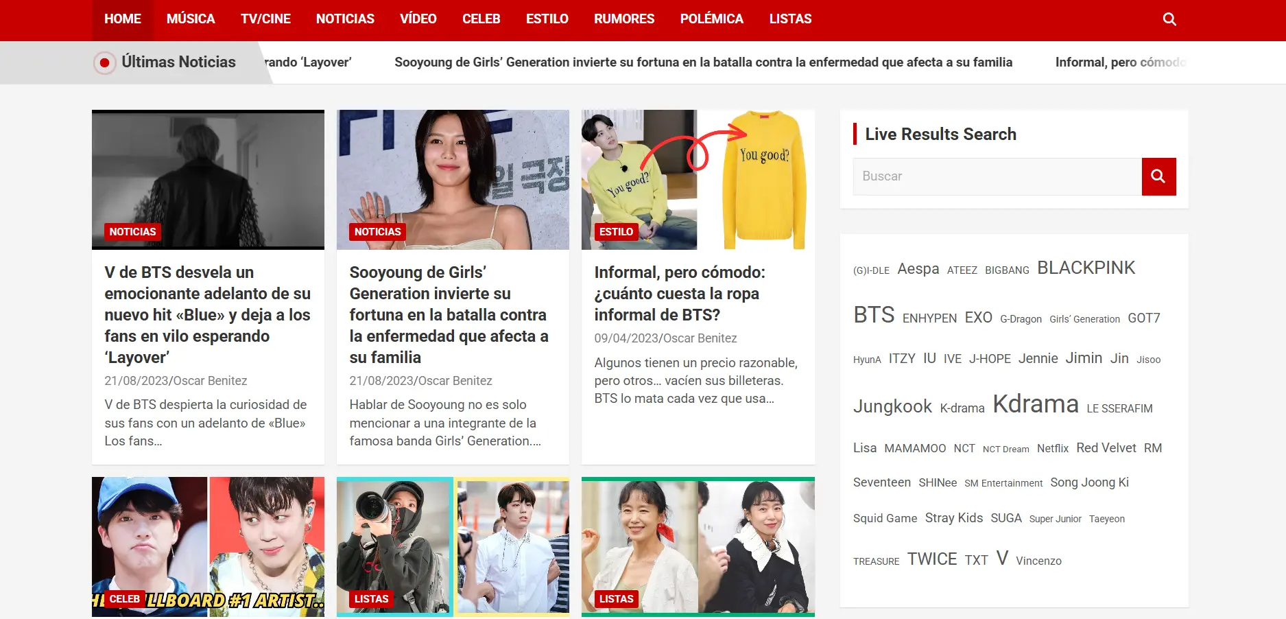 MundoKpop website banner