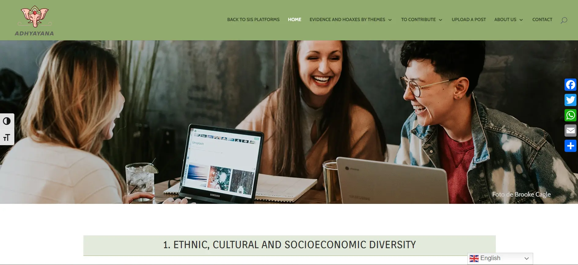 Social Impact Science Education website banner